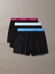 Calvin Klein Red Slim Icon Cotton Stretch Boxers 3 Pack - Image 1 of 4