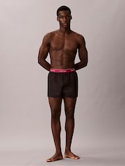Calvin Klein Red Slim Icon Cotton Stretch Boxers 3 Pack - Image 4 of 4