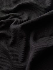 Black Long Sleeve Lettuce Edge Top - Image 5 of 5