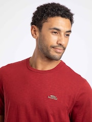 Weird Fish Red Fished Branded Cotton T-Shirt - Image 4 of 6