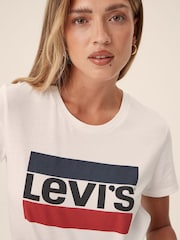 Levi's® White The Perfect Graphic 100% Cotton T-Shirt - Image 3 of 8