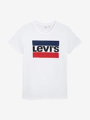 Levi's® White The Perfect Graphic 100% Cotton T-Shirt - Image 4 of 8