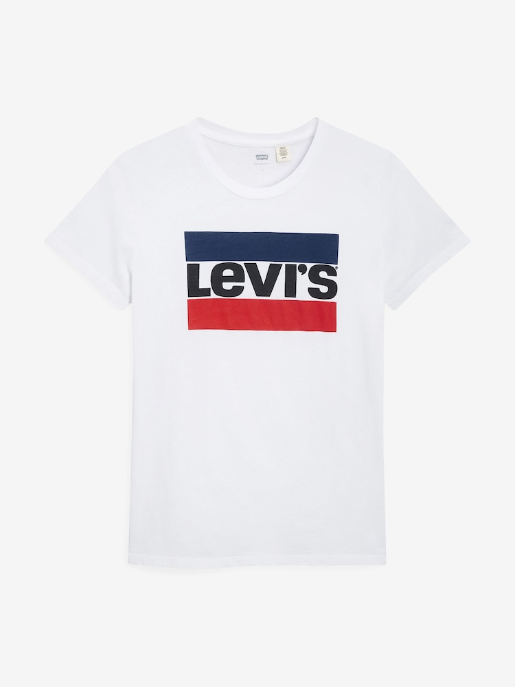 Levi's® White The Perfect Graphic 100% Cotton T-Shirt - Image 4 of 8