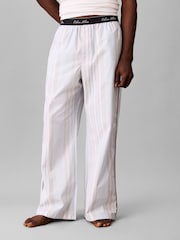 Calvin Klein Blue Cotton Poplin Pyjamas - Image 3 of 6