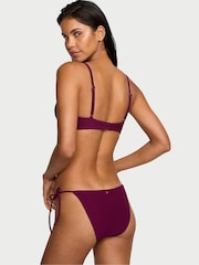Victoria's Secret Pink Rouge Fishnet Tie Side High Leg Swim Bikini Bottom - Image 2 of 3