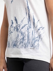 Weird Fish Cream Swooping Swallows Front Print Graphic T-Shirt - Image 4 of 6