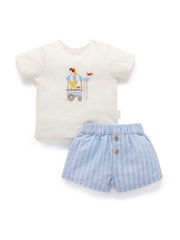Purebaby White Ice Cream Cart Set - Image 3 of 6