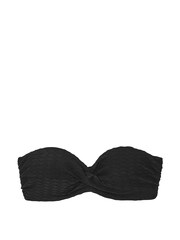 Victoria's Secret Black Fishnet Strapless Swim Bikini Top - Image 1 of 1