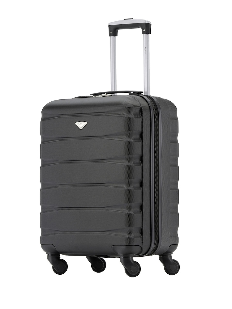 Flight Knight 55x40x23cm 4 Wheel ABS Hard Case Cabin Carry On Hand Luggage - Image 1 of 7