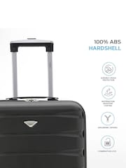 Flight Knight 55x40x23cm 4 Wheel ABS Hard Case Cabin Carry On Hand Luggage - Image 3 of 7