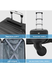 Flight Knight 55x40x23cm 4 Wheel ABS Hard Case Cabin Carry On Hand Luggage - Image 4 of 7
