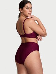 Victoria's Secret Pink Rouge Fishnet Padded Swim Bikini Top - Image 2 of 3