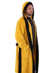 Vanilla Underground Yellow Star Trek Adult Dressing Gown - Image 3 of 5