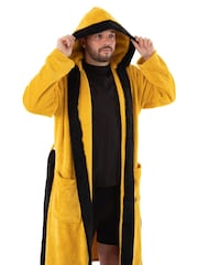 Vanilla Underground Yellow Star Trek Adult Dressing Gown - Image 4 of 5
