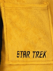Vanilla Underground Yellow Star Trek Adult Dressing Gown - Image 5 of 5