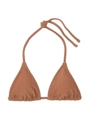 Victoria's Secret Caramel Brown Fishnet Triangle Swim Bikini Top - Image 3 of 3