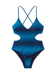 Victoria's Secret Blue Ombre Cutout One Piece Swimsuit - Image 3 of 3
