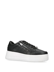 Carvela Jive Quilted Zip Trainers - Image 3 of 5