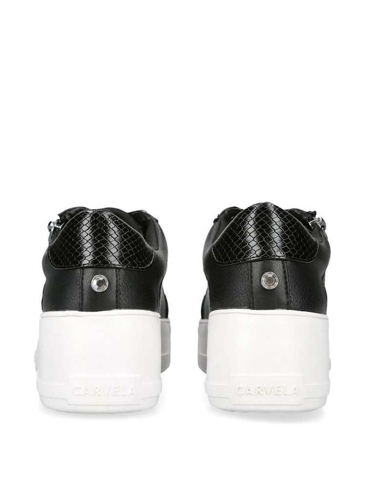 Carvela Jive Quilted Zip Trainers - Image 5 of 5