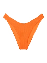 Victoria's Secret Sunset Orange Fishnet Brazilian Swim Bikini Bottom - Image 1 of 2