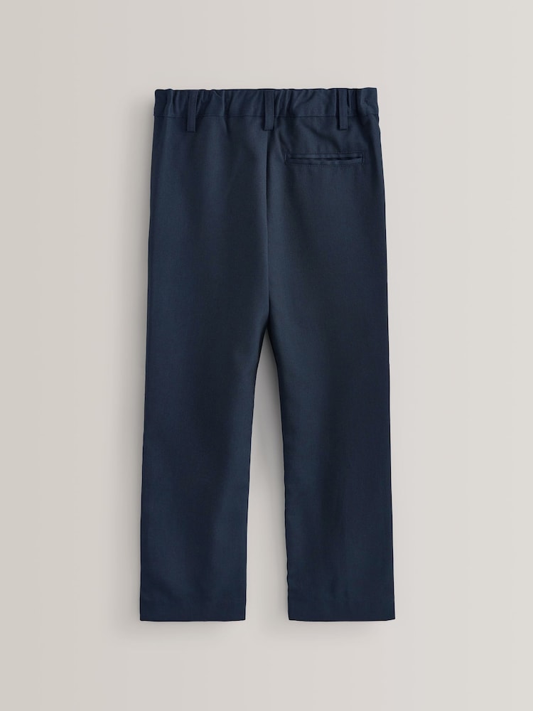 Marineblauw - Broek met rechte pijpen (3-17jr) - Image 7 of 8