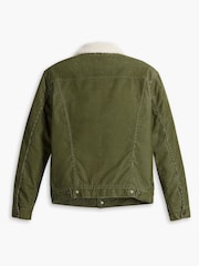 Levi's® Green Type III Sherpa Trucker Jacket - Image 6 of 7