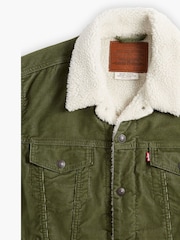 Levi's® Green Type III Sherpa Trucker Jacket - Image 7 of 7