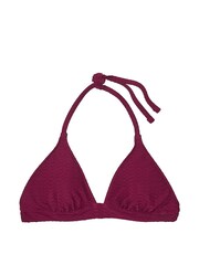 Victoria's Secret Pink Rouge Fishnet Halter Swim Bikini Top - Image 3 of 3