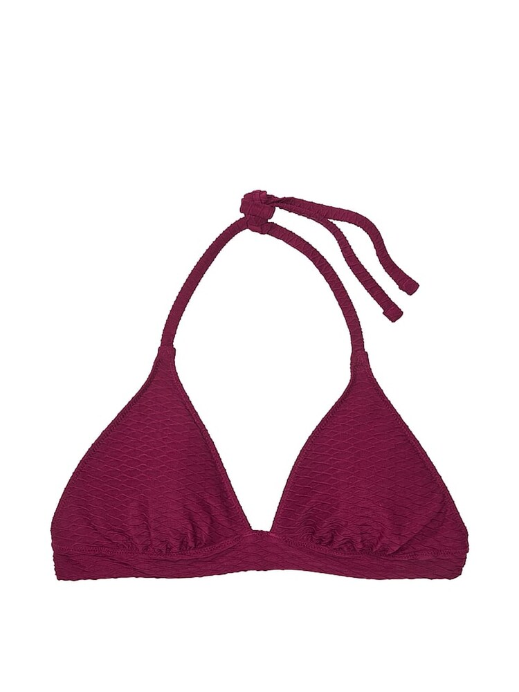 Victoria's Secret Pink Rouge Fishnet Halter Swim Bikini Top - Image 3 of 3
