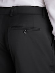Black Slim Fit Signature Wool Suit: Trousers - Image 5 of 8