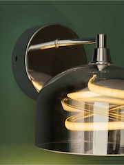 Smoke Grey Helix Wall Light - Image 3 of 5