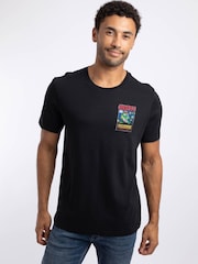 Noir - Weird Fish Space Coddity Back Print Artist T-Shirt - Image 2 de 6