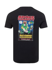 Noir - Weird Fish Space Coddity Back Print Artist T-Shirt - Image 6 de 6