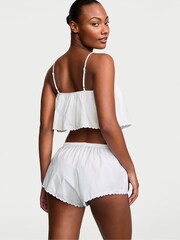 Victoria's Secret White Eyelet Cami Set - Image 2 of 3