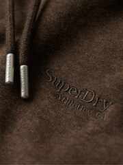 Superdry Brown Essential Logo Hoodie - Image 6 of 6