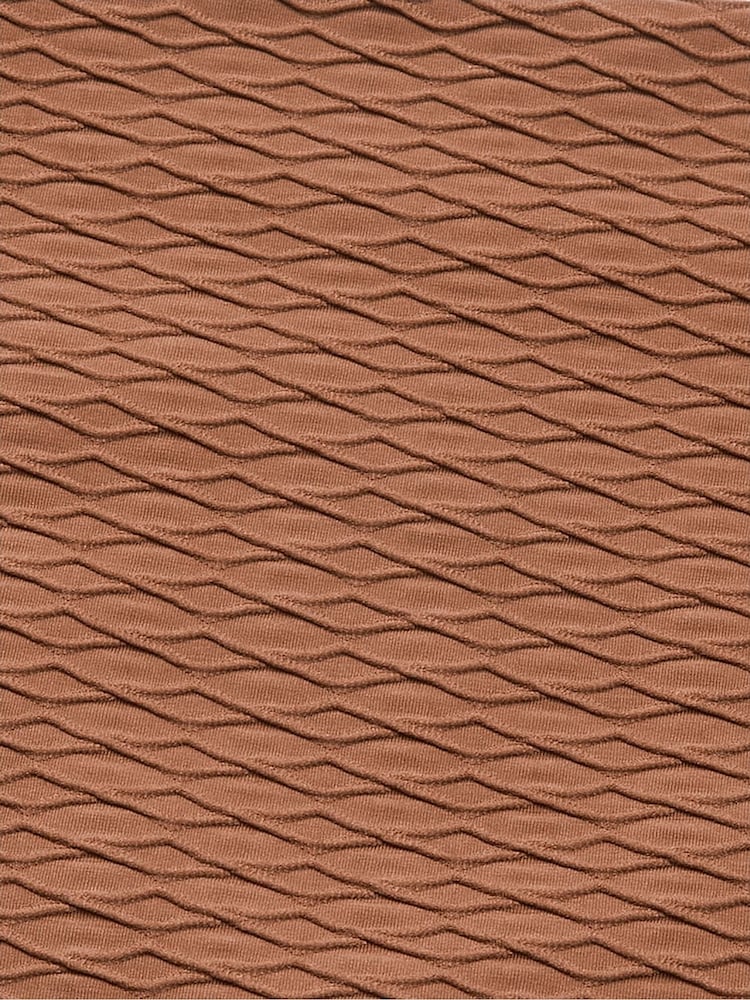 Victoria's Secret Caramel Brown Fishnet Strapless Swim Bikini Top - Image 4 of 4