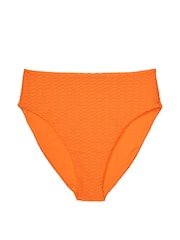 Victoria's Secret Sunset Orange Fishnet High Waisted Swim Bikini Bottom - Image 3 of 3
