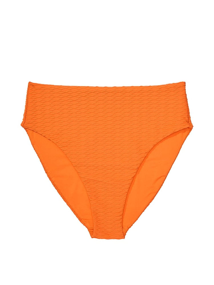 Victoria's Secret Sunset Orange Fishnet High Waisted Swim Bikini Bottom - Image 3 of 3