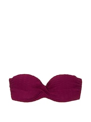 Victoria's Secret Pink Rouge Fishnet Strapless Swim Bikini Top - Image 3 of 4
