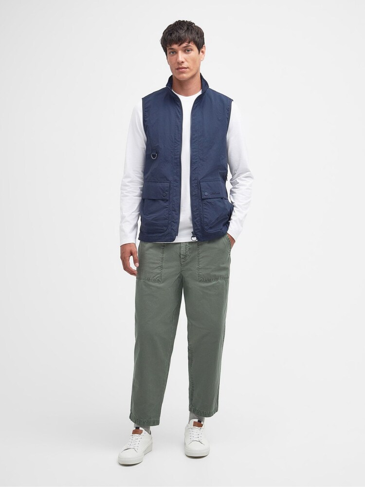 Barbour® Navy Utility Spey Lightweight Gilet - Image 3 of 7