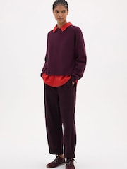 Hush Red Nina Merino Wool Jumper - Image 2 of 5