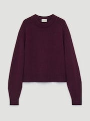 Hush Red Nina Merino Wool Jumper - Image 5 of 5