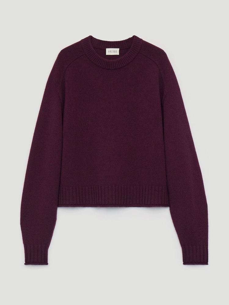 Hush Red Nina Merino Wool Jumper - Image 5 of 5 Hush Red Nina Merino Wool Jumper - Image 5 of 5