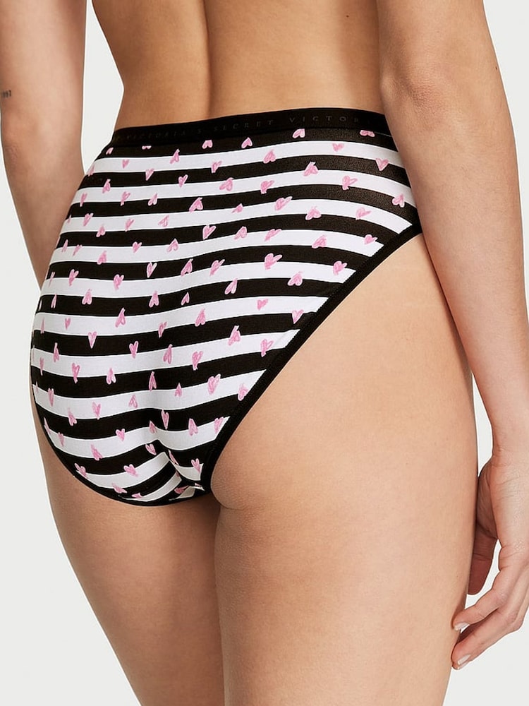 Zwart/wit/grijs/roze - Victoria's Secret set van 7 slips met logo - Image 3 of 3