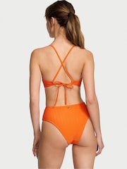 Victoria's Secret Sunset Orange Fishnet Swimsuit - Image 2 of 3