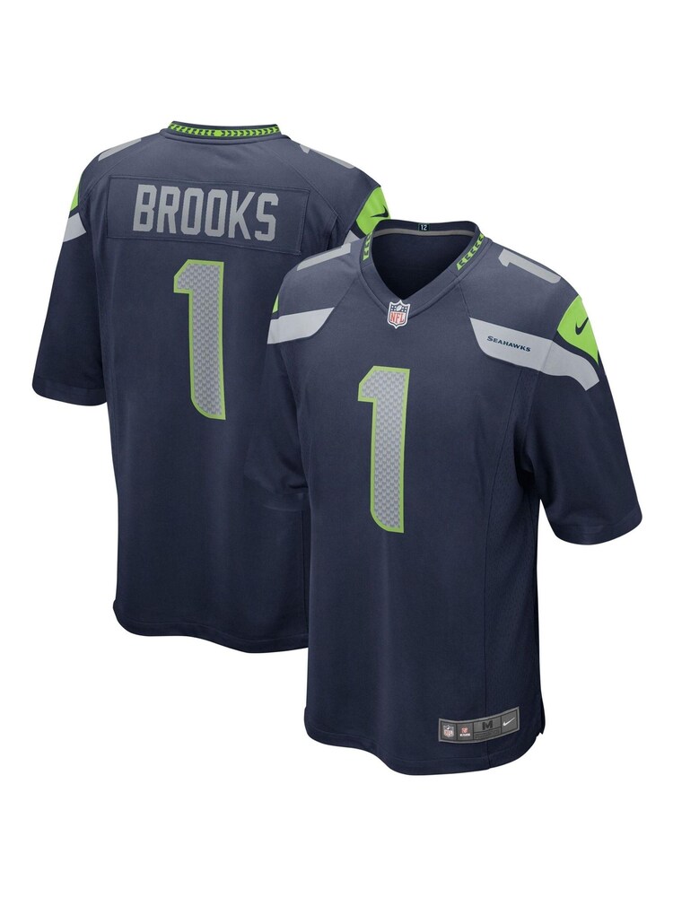 Nike Blue Seattle Seahawks Home Game Jersey - Jordyn Brooks - Image 1 of 3