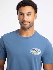 Weird Fish Blue Coarse Fishing Front Print Graphic T-Shirt - Image 3 of 6