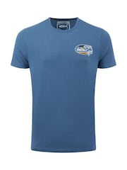 Weird Fish Blue Coarse Fishing Front Print Graphic T-Shirt - Image 5 of 6