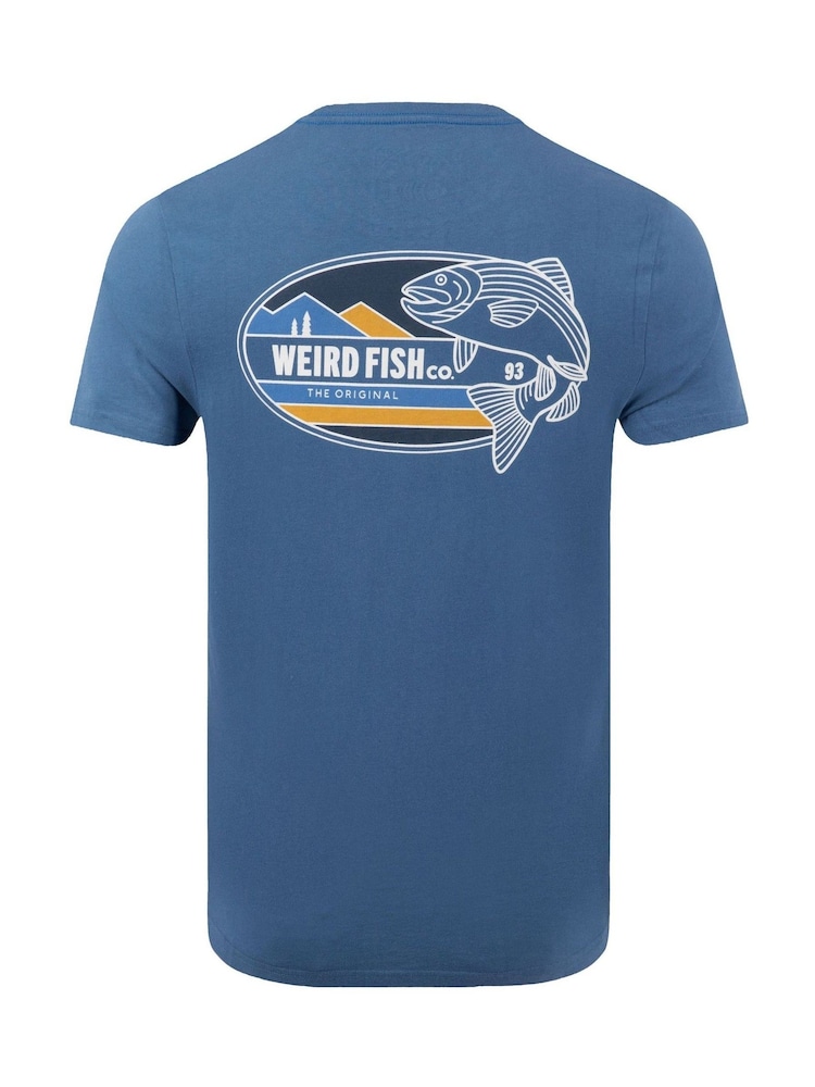 Weird Fish Blue Coarse Fishing Front Print Graphic T-Shirt - Image 6 of 6 Weird Fish Blue Coarse Fishing Front Print Graphic T-Shirt - Image 6 of 6