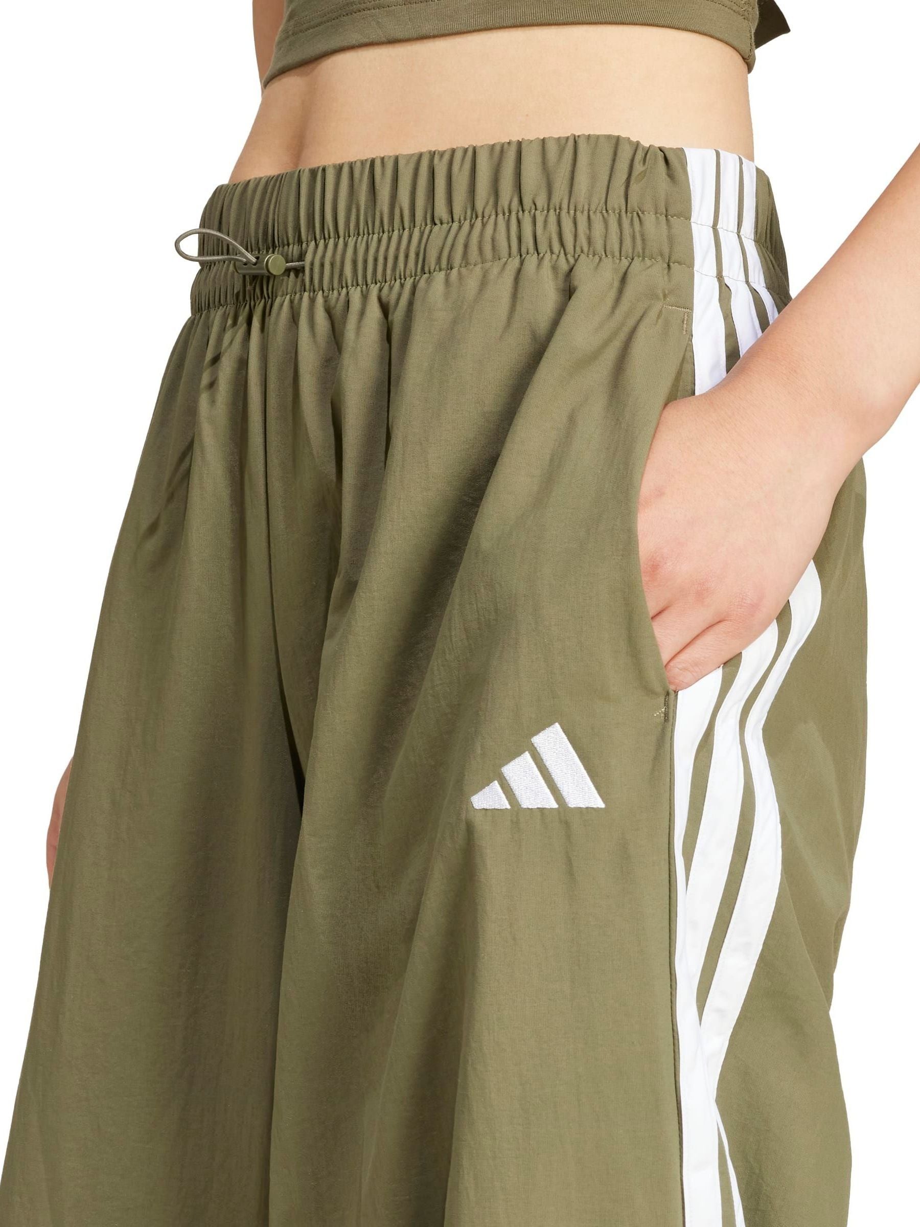 Buy adidas Green Essentials 3-Stripes Lifestyle Woven Parachute